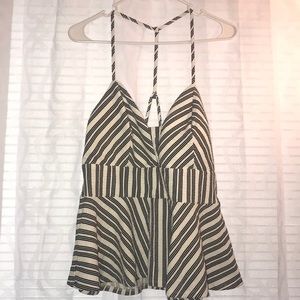 Peplum tank and skirt outfit Brand new!